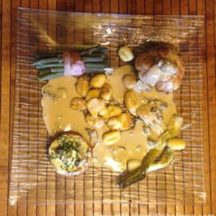 Cuisse de pintade farcie sauce Morille et Truffe