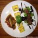 Brochettes de Sot-l'y-laisse, Polenta, Ratatouille
