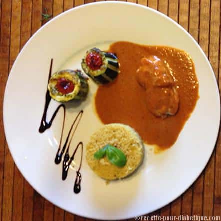 Lotte orientale et ses courgettes de Buren