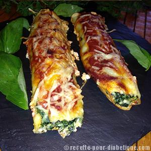 Cannellonis Ricotta Epinards