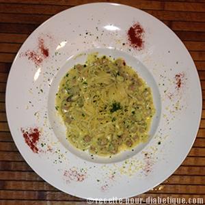 Linguine Crème d'oeuf et lardons