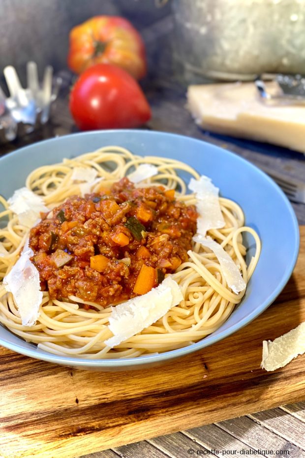 spaghetti bolognaise ig bas
