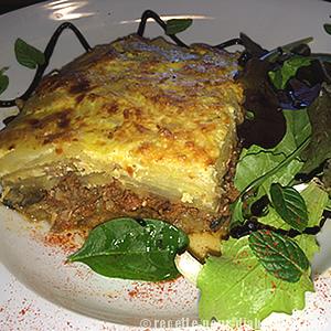 Moussaka sans gluten