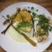 Rascasse et son Risotto Poireaux Cebettes