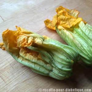 Assiette Créole et Fleurs de Courgettes