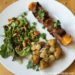 Brochettes de Magret à l'Orange et Rattes à la salardaise