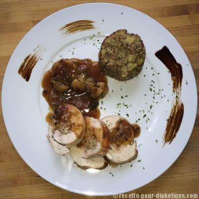 Suprême de Dinde et son écrasé de Pommes de terres