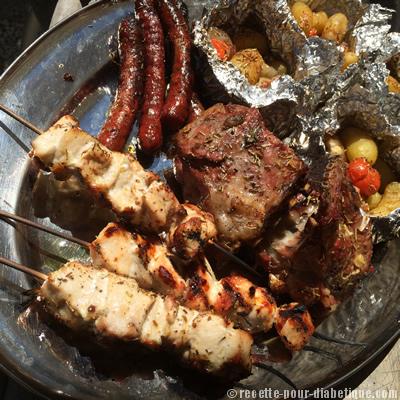 Grillades et Pommes de terre Barbecue