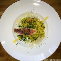Risotto safran au Rouget