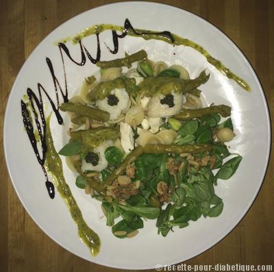 Salade Orecchiette et cabillaud