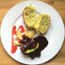 Cake Fleurs de Courgette et Magret de Canard