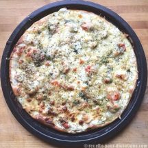Pizza Blanche Fruits de mer Ricotta Mascarpone