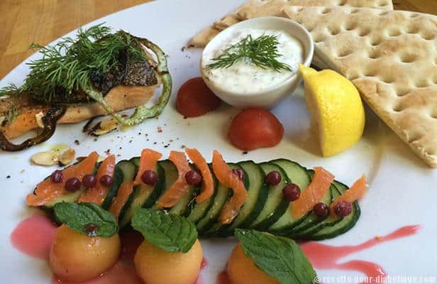 saumon-grill-melon