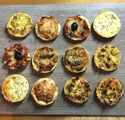 Tartelettes salées apéritives
