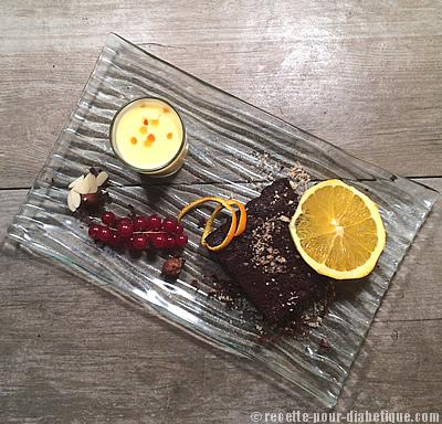Brownies sans sucre ajouté ni farine