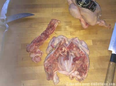 Coquelet en Crapaudine, champignons et sa jardinière de légumes