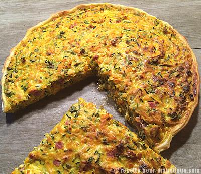 Tarte aux Courgettes et Carottes à la Ricotta