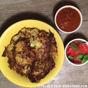 Beignets de Courgettes et Pommes de terre