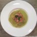 Millefeuille de Rougets et Légumes sur son velouté de petits pois