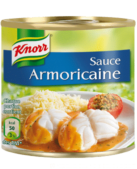 Lotte sauce Armoricaine et risotto jaune aux fèves