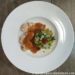 Lotte sauce Armoricaine et risotto jaune aux fèves