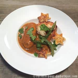 Langouste et sa sauce Homard