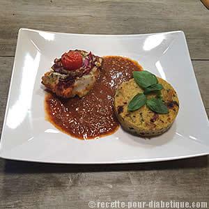 Dos de Cabillaud et sa Polenta au Quinoa