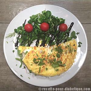 Omelette façon Mère Poulard aux herbes