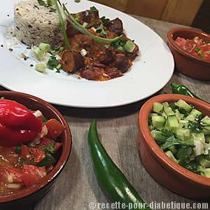 Rougail Saucisse fumée de la Réunion