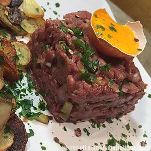 Tartare de boeuf au couteau