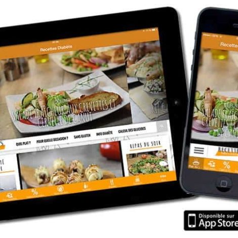 L'application mobile de Recettes pour diabétiques