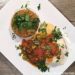 Cabillaud et galette aux Lentilles Corail, Quinoa aux légumes