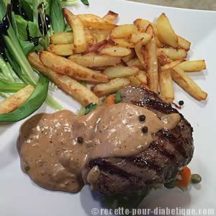 Steak frites allégé