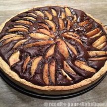 Tarte Chocolat et Poires sans gluten