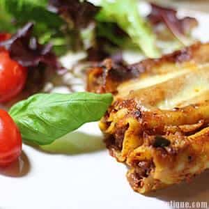 Cuisiner les restes de Barbecue :  Cannelloni