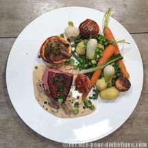 Magret de Canard aux Cèpes et sa Jardinière Gourmande