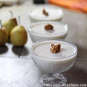 Panna Cotta Poires au Lait d'amande : sans lactose et Bio