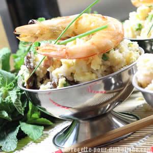 Riz Cantonais aux Crevettes