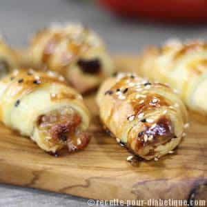 Mini croissants Tomate Mozzarella