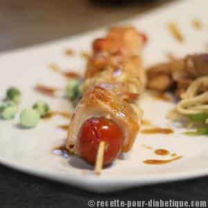 Brochette de la mer Teriyaki