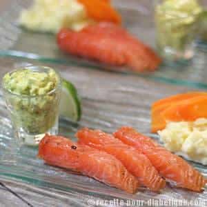 Saumon Gravlax et son écrasé de Pommes de terre