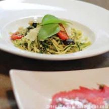 Tagliatelles fraîches au Pesto et Courgette