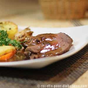 Rôti de filet de Boeuf et ses légumes au four