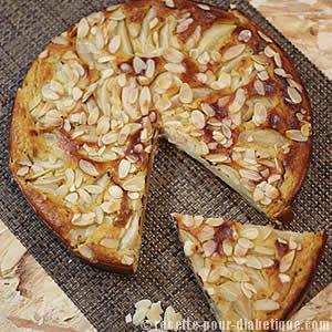Gâteau à la Poire allégé et sans gluten