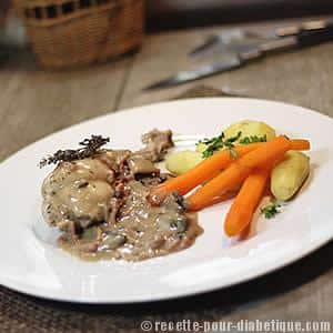 Cuisse de Lapin farcie aux herbes cuite à la vapeur