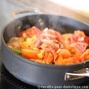 Coquelet à la Basquaise
