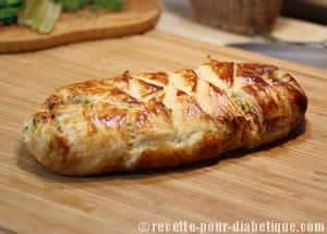 Feuilleté Tressé Saumon et poireaux