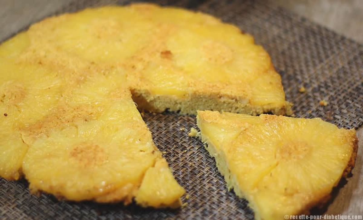 Gateau A L Ananas Allege En Glucides Et Sans Gluten