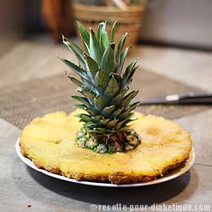 Gâteau à l'Ananas allégé en glucides et sans gluten