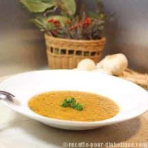 Velouté de Courge et légumes aux perles du japon